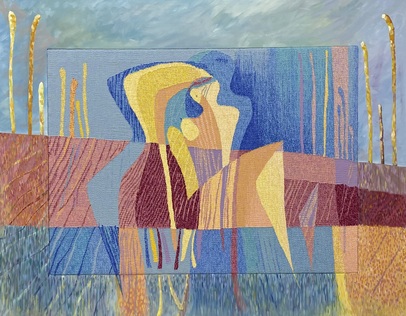 Couple tapestry